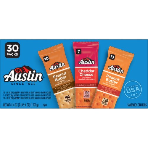 Austin Sandwich Crackers, Variety Pack