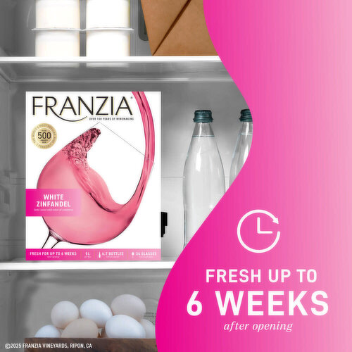 Franzia White Zinfandel Rose Wine Box