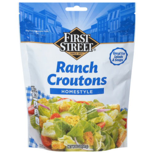 First Street Ranch Croutons, Homestyle