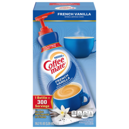 Coffee-Mate Coffee Creamer, Concentrated, French Vanilla