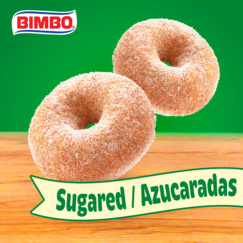 Bimbo Sugared Donuts, 4 count, 3.7 oz