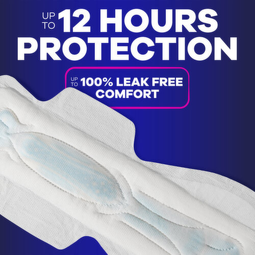 Always Maxi Overnight Pads with Wings, Size 5