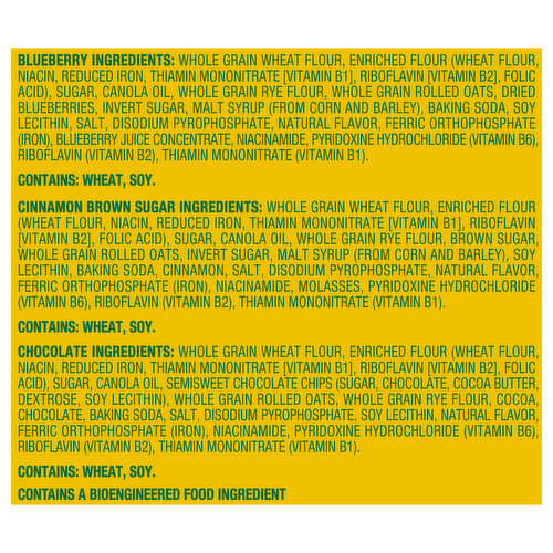 belVita Snacks, Blueberry/Cinnamon Brown Sugar/Chocolate, Bite Size