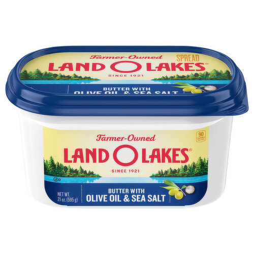 Land O Lakes Butter, with Olive Oil & Sea Salt