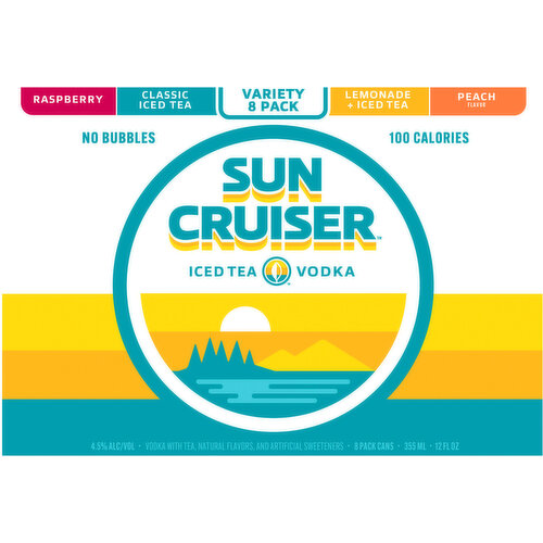 Sun Cruiser Assorted Iced Tea Vodka Variety Pack
