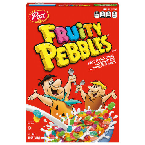 Fruity Pebbles Cereal, Fruit Flavor