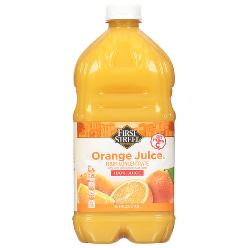 First Street 100% Juice, Orange