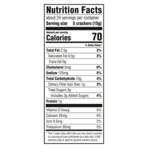 Ritz Crackers, Whole Wheat