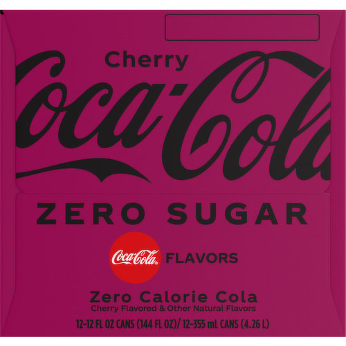 Coca-Cola Cherry Zero - 12pk/12 fl oz Cans