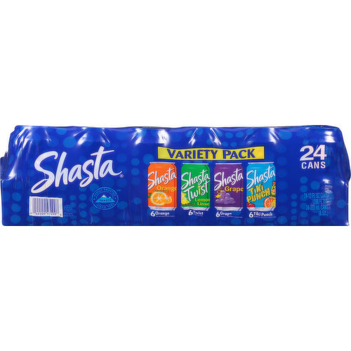 Shasta Soda, Assorted, Variety Pack