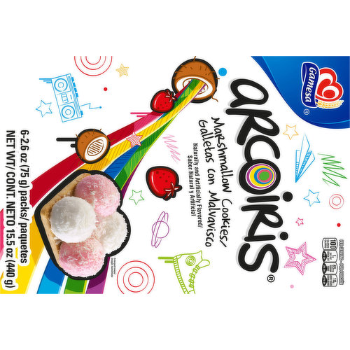Arcoiris Marshmallow Cookies