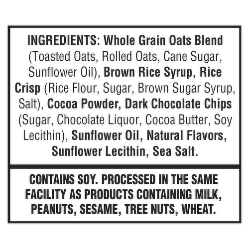 Junkless Granola Bars, Double Chocolate, Chewy