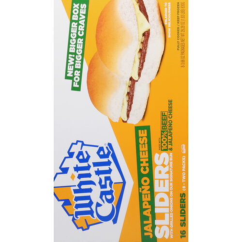 White Castle Sliders, Jalapeno Cheese