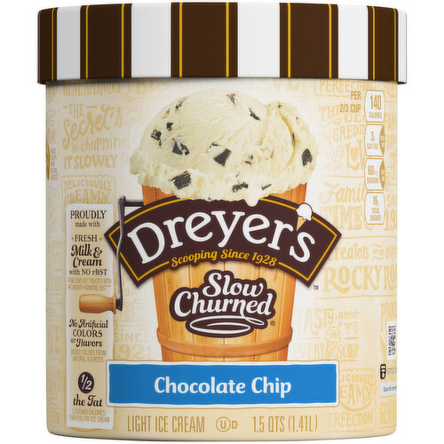 Dreyer's Slow Churned Chocolate Chip Light Ice Cream