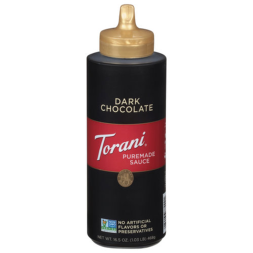 Torani Puremade Sauce, Dark Chocolate