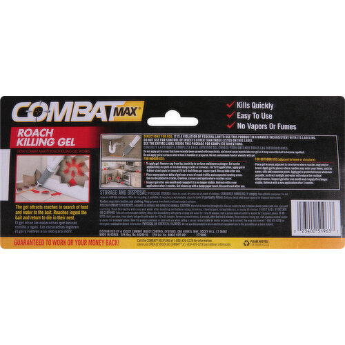 Combat Roach Killing Gel