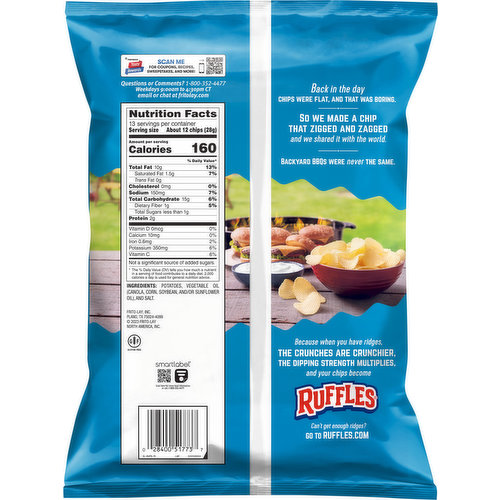 Ruffles Original Potato Chips, Party Size