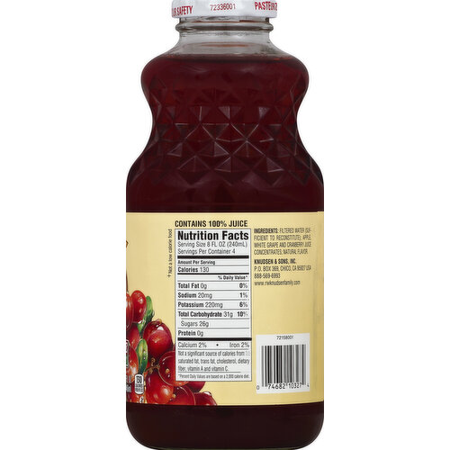 RW Knudsen 100% Juice,  Cranberry Nectar