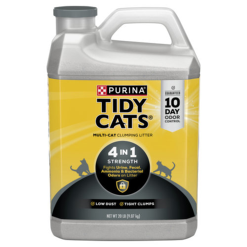 Tidy Cats Clumping Litter, Multi-Cat, 4 in1 Strength