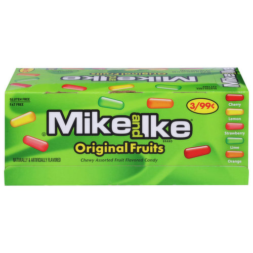 Mike and Ike Candy, Original Fruits