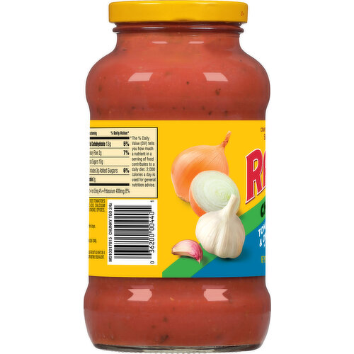 Ragu Sauce, Tomato, Garlic & Onion, Chunky