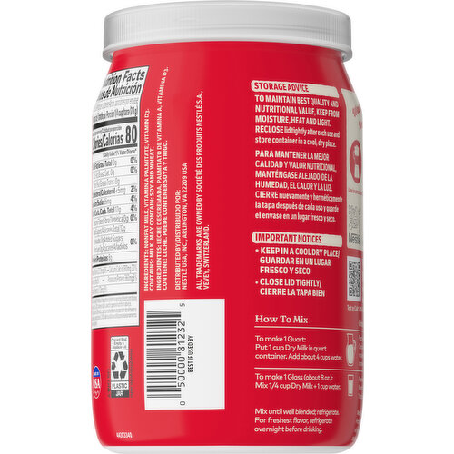 Carnation Dry Milk, Nonfat, Instant