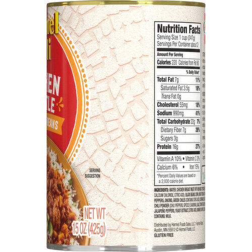 Hormel Chili Chicken Chipotle Chili with Beans