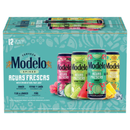 Modelo Beer, Spiked, Assorted