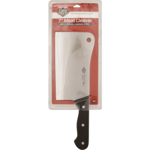 First Street Meat Cleaver, 7 Inches
