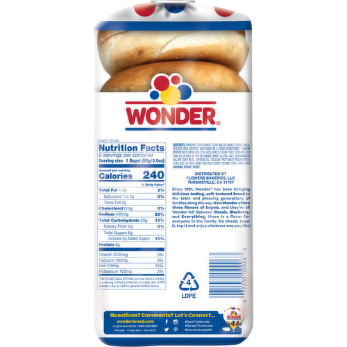 Wonder Bagels, Classic