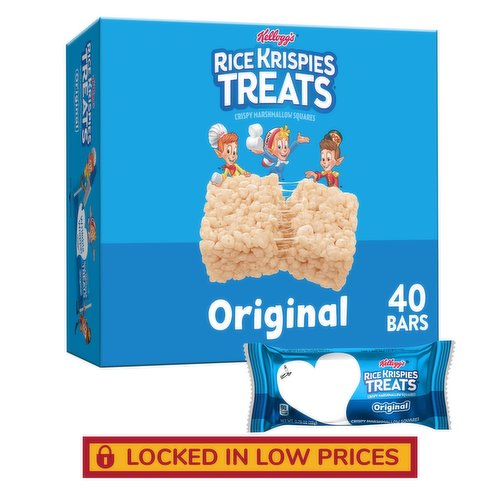 Rice Krispies Treats Crispy Marshmallow Squares, Original, Single Serve