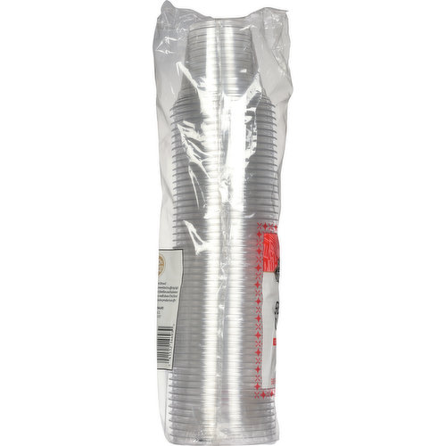 First Street Cups, Clear Plastic, 9 Ounce