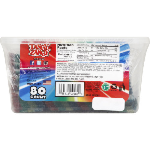 Tangy Zangy Wild Fruit, Sour, Super Wide