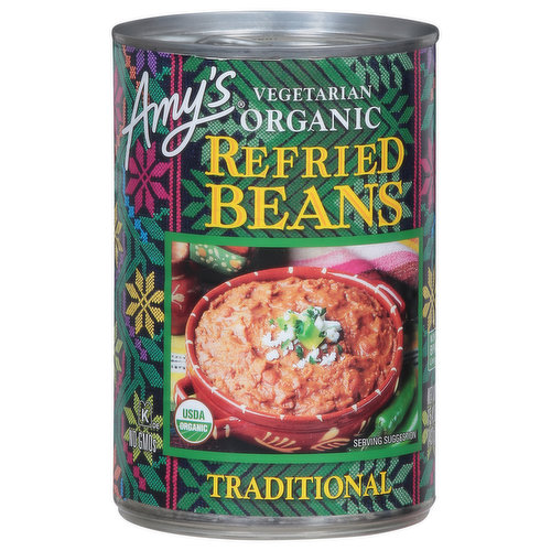 Amy's Refried Beans, Organic, Traditional