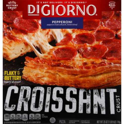 DiGiorno Pizza, Croissant Crust, Pepperoni