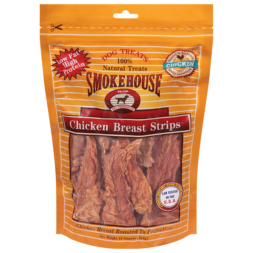 Smokehouse Dog Treats, Chicken Breast Strips