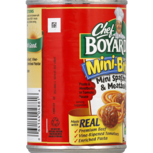 Chef Boyardee Spaghetti & Meatballs, Mini
