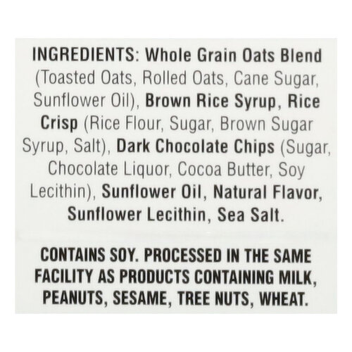 Junkless Chewy Chocolate Chip Granola Bars
