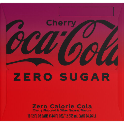 Coca-Cola Zero Sugar Cherry Diet Soda Soft Drink