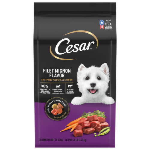 Cesar Dog Food, Filet Mignon Flavor, Gourmet