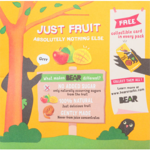 Bear Fruit Rolls, Apple-Pear Mango
