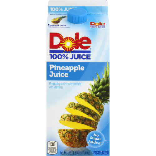 Dole 100% Juice, Pineapple