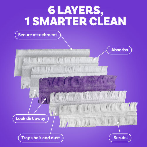 Swiffer Power Mop Cleaning Pads Refill, Floor Cleaner for Mopping