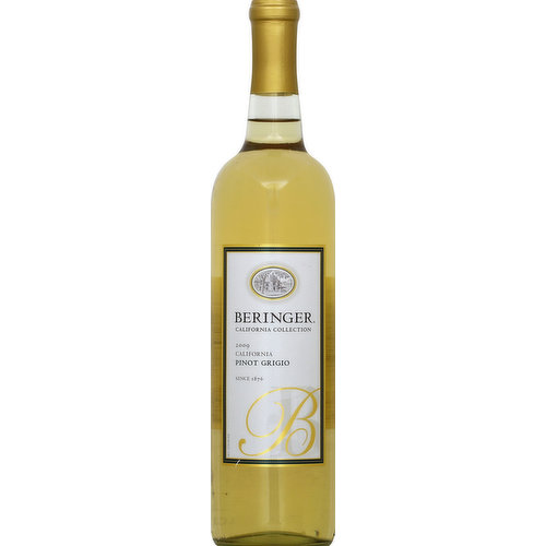 Beringer Pinot Grigio, California, 2009