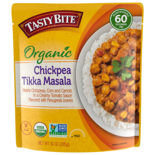 Tasty Bite Chickpea Tikka Masala, Organic, Mild