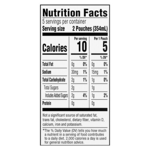 Capri Sun Strawberry Kiwi Flavored Water Beverage