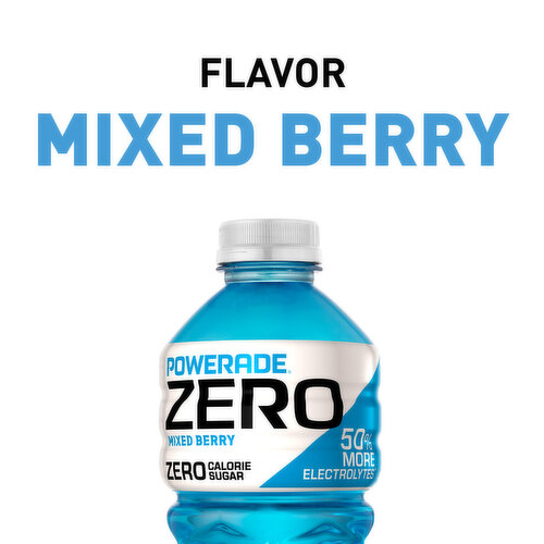 Powerade Zero Sugar Mixed Berry Sports Drink Bottle
