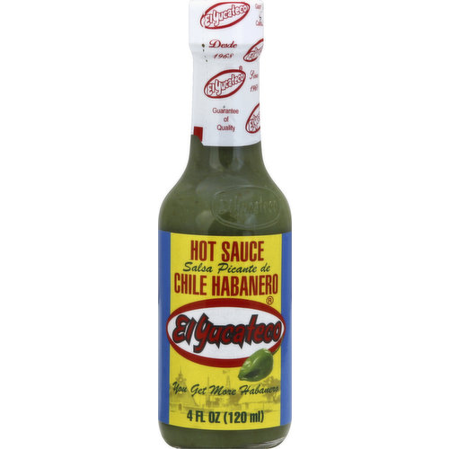 El Yucateco Hot Sauce, Green Chile Habanero