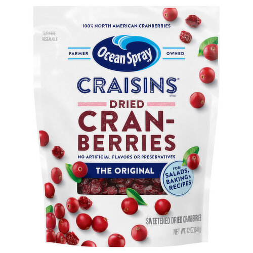 Ocean Spray Cranberries, The Original, Dried