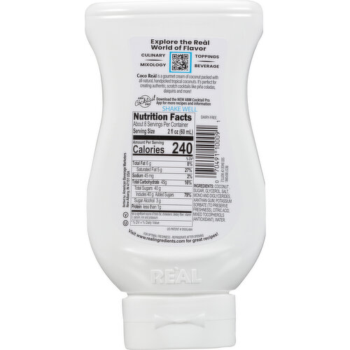 Real Infused Exotics Real Gourmet Cocoa Cream of Coconut